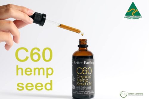 carbon 60 hemp seed oil by better earthing